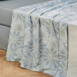 Drap plat Blanc des Vosges - Sérénité Bleu