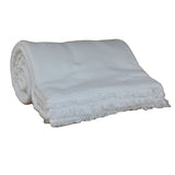 Chemin de lit Gaze de coton - Blanc