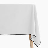 Nappe coton lavé - Blanc