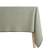 Nappe coton lavé - Sauge