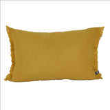 Coussin Gaze de coton - Curry