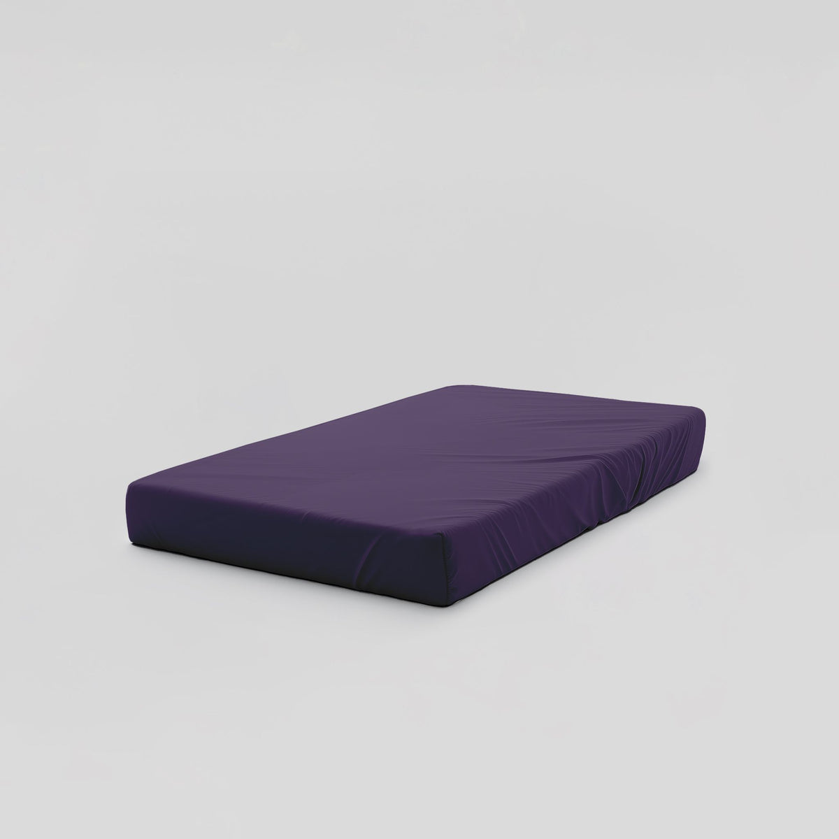 Parure de lit percale aubergine
