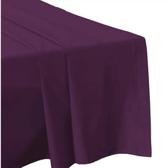 Drap plat - Aubergine