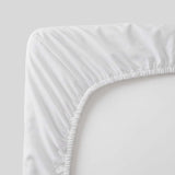 Drap housse percale - Blanc