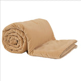 Chemin de lit & Edredon Velours - Ecru