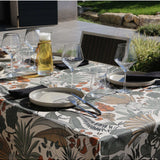 Nappe enduite - Feuilles Bronze