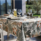 Nappe enduite - Feuilles Bronze