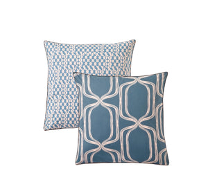 Taie Blanc des Vosges - Maddie Denim