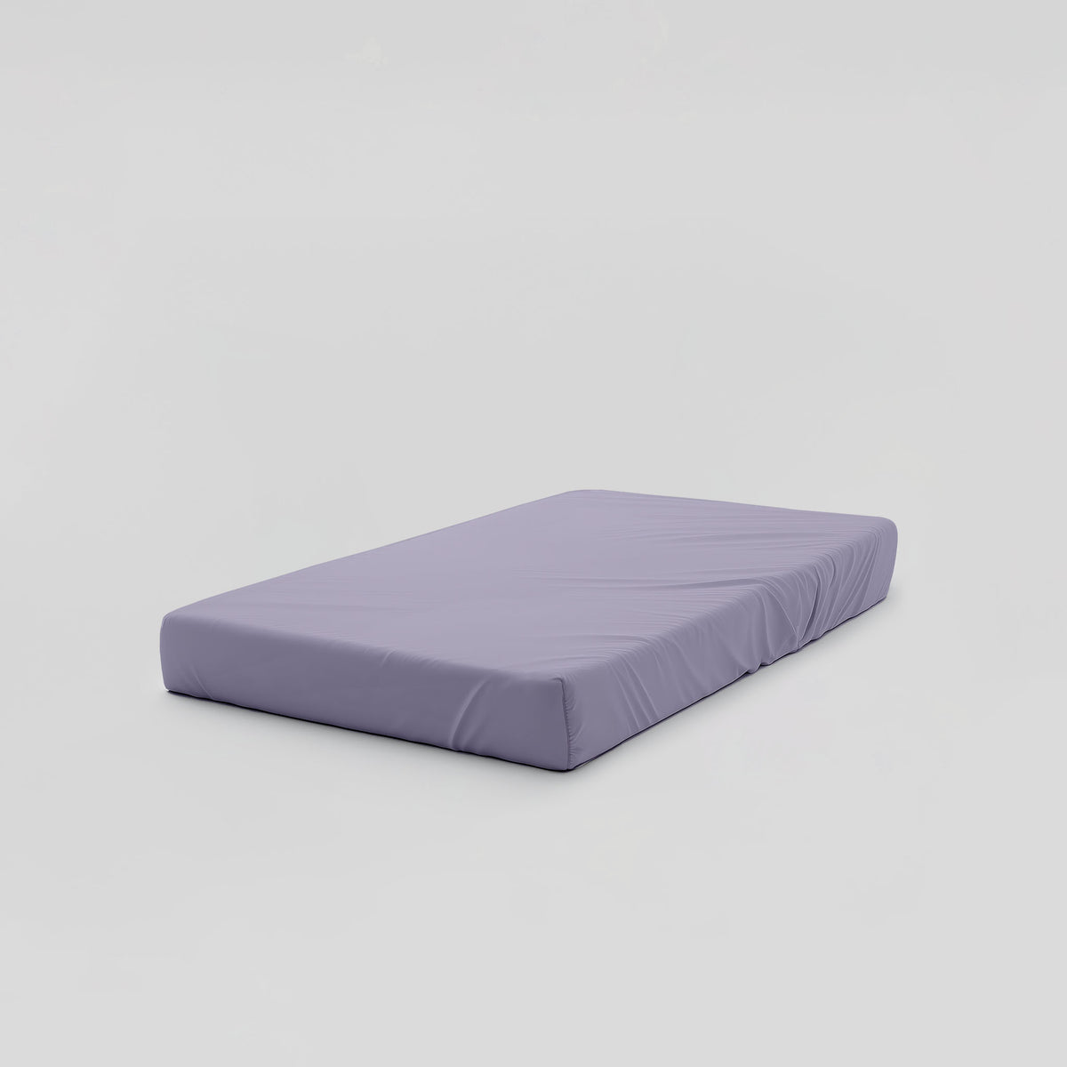 Parure de lit percale parme
