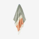 Plaid Habitat Armel 20% Laine - Vert & Orange
