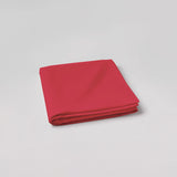 Drap plat percale - Rouge