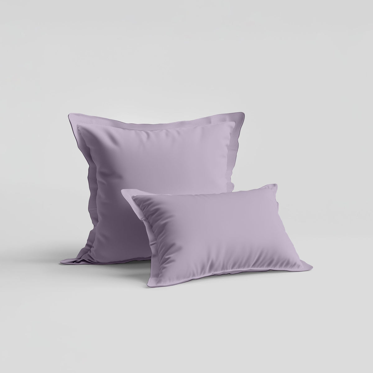 Parure de lit percale violet ice