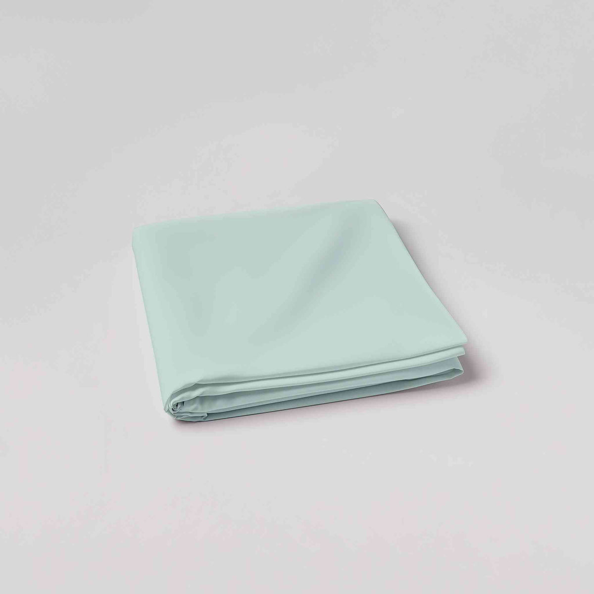 Parure de lit percale vert d'eau