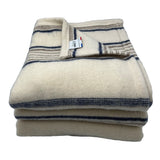 Couverture 90% Laine 10% Acrylique - Taupe