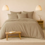 Gaze de coton - Taupe