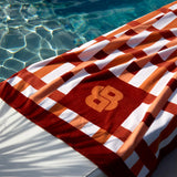 Drap plage Boss - Latice Peach