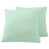 Lot Taie Gaze de coton - Menthe