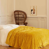 Couverture microfibres - Miel
