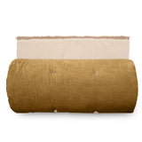 Chemin de lit velour Manelle - Houblon