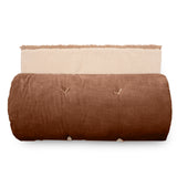 Chemin de lit velour Manelle - Noisette