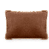 Housse de coussin velour Manelle - Noisette